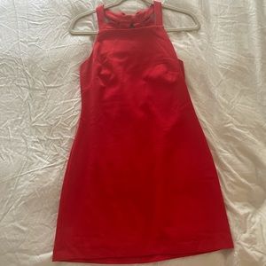 Vince Camuto Red Bow Dress